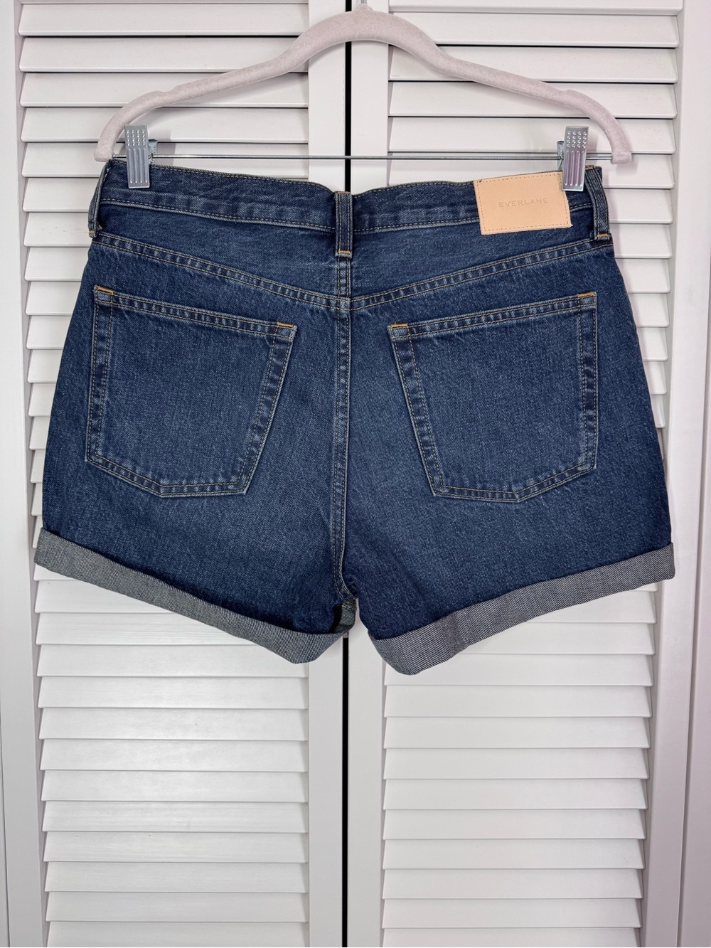 Everlane The Denim Short Organic Cotton -Dark Blue - Picture 5 of 8